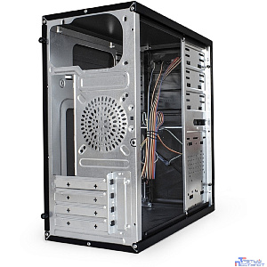 Exegate EX299276RUS Корпус Minitower ExeGate BA-201-UNS350 (mATX, БП UNS350 с вент. 12см, 2*USB, аудио, черный)