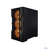 1STPLAYER Корпус TRILOBITE T3 Black / mATX, TG / 4x 120mm LED fans inc. / T3-BK-4F1
