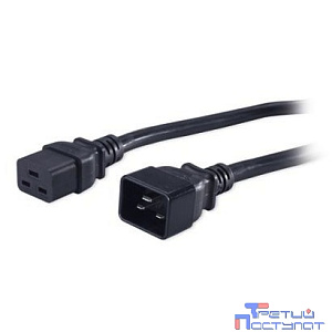 Hyperline PWC-IEC19-IEC20-3.0-BK Кабель питания IEC 320 C19 - IEC 320 C20 (3x1.5), 3 м