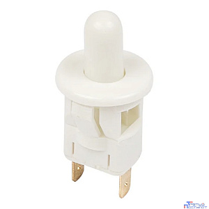 Rexant 36-3021 Выключатель-кнопка 250V 2.5А (2с) ON-(OFF)  Б/Фикс  белый (мебельная)  (1 шт)