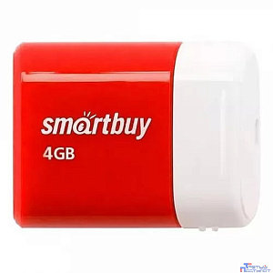 Smartbuy USB Drive 4GB LARA Red (SB4GBLara-R)