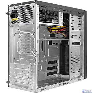 Exegate EX299307RUS Корпус Minitower ExeGate MA-372UX-UNS500 (mATX, БП UNS500 с вент. 12см, 2*USB+2*USB3.0, аудио, черный)