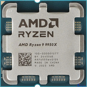 CPU AMD RYZEN 9 9950X OEM (100-000001277) {Granite Ridge AM5, Base 4,30GHz, Turbo 5,70GHz, GPU Radeon Graphics, L3 64Mb, TDP 170W}