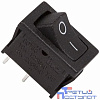 Rexant 36-2110 Выключатель клавишный 250V 6А (2с) ON-OFF черный Mini