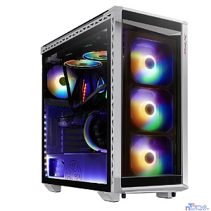 XPG BATTLECRUISER WHITE (BATTLECRUISER-BKCWW) (Midi-Tower, белый, TG*4, 120mm ARGB fan*4)