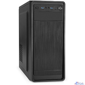 Exegate EX299357RUS Корпус Miditower ExeGate XP-332UC-UNS350 (ATX, БП UNS350 с вент. 12см, 2*USB3.0+1*TypeC, аудио, черный)