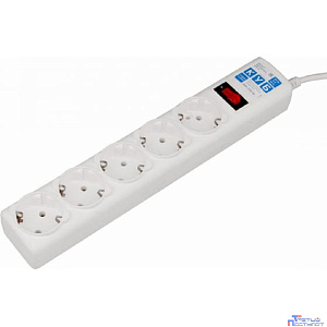 PowerCube Сетевой фильтр 1.9м 5 розеток (SPG-B-6-WHITE), белый