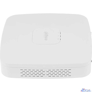 DAHUA DHI-NVR2104-I2 4-канальный IP-видеорегистратор 4K и H.265+, видеоаналитика, входящий поток до 80Мбит/с, 1 SATA III до 10Тбайт