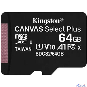 Micro SecureDigital 64Gb Kingston SDCS2/64GBSP {MicroSDHC Class 10 UHS-I}