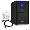 Exegate EX295984RUS ИБП (инвертор, синус, для котла) ExeGate SineTower SN-3000.LCD.AVR.3SH.1C13.RJ.USB <3000VA/2400W, чистая синусоида, LCD дисплей, AVR, 3*Schuko+1*C13, RJ45/11, USB, линейно-интеракт