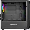 Powercase Mistral Micro D3B ARGB, Tempered Glass, 2x 140mm ARGB PWM+1x 120mm ARGB PWM, чёрный, mATX (CMMDB-A3)