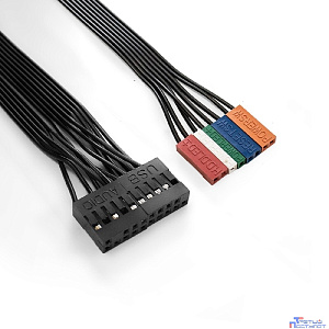 Exegate EX299182RUS Корпус Minitower ExeGate BAA-106-UNS350 (mATX, БП UNS350 с вент. 12см, 2*USB, аудио, черный)