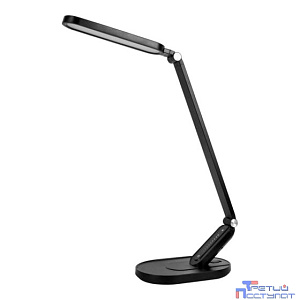 Camelion KD-859  C02 черн.LED(Свет-к наст.10Вт,230В,750лм,сенс.рег.ярк и цвет.темп,USB-5В,1А)