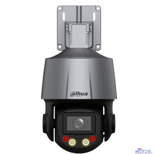 DAHUA DH-SD3C405DB-GNY-A-PV Мини-PTZ IP-видеокамера Smart Dual Light с активным сдерживанием и ИИ 4Мп, 1/2.8” CMOS, 5x моторизованный объектив 2.7~13,5мм (5x), видеоаналитика, ИК до 50, LED до 30м