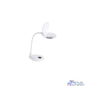 Rexant 31-0560 Лупа настольная 3D с подсветкой 3LED, сенсорная регулировка яркости, EXPERT, o 125мм, белая
