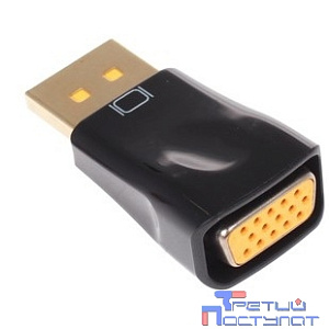 Cablexpert Переходник DisplayPort - VGA , 20M/15F, пакет (A-DPM-VGAF-01)
