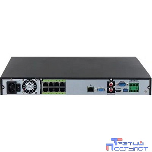 DAHUA DHI-NVR5208-8P-EI 8-канальный IP-видеорегистратор c PoE, 4K, H.265+, видеоаналитика, входящий поток до 384Мбит/с, 2 SATA III до 16Тбайт
