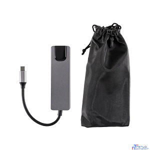 AOpen ACU435M Адаптер USB 3.1 Type-Cm ->HDMI A(m) 4K@30Hz, RJ45, 2XUSB3.0, PD, iOpen <ACU435M>