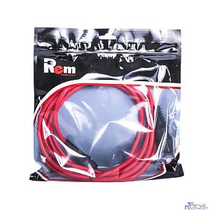 REM Шнур питания с фиксатором IEC 60320 C19/IEC 60320 C20, 16 А / 250 В (3 ? 1,5), длина 3 м, красный R-16-Cord-C19-C20-3-Red