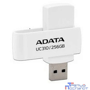A-DATA Flash Drive 256GB <UC310-256G-RWH> UC310, USB 3.2, белый