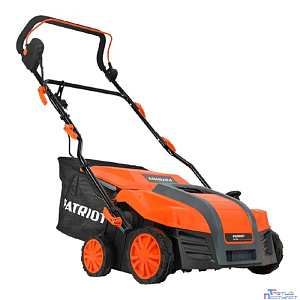 PATRIOT SCE 180 Скарификатор электрический [512309180] { 1800Вт, ширина 400мм, травосборник 55 л, колеса 180/150 }