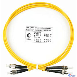 Cabeus FOP(d)-9-FC-ST-1,5m Шнур оптический duplex FC-ST 9/125 sm 1,5м LSZH