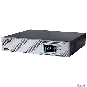 PowerCom Smart King RT SRT-2000A LCD ИБП {Line-Interactive, 2000VA / 1800W, Rack/Tower, IEC, Serial+USB, SmartSlot, подкл. доп. батарей} (1157682)