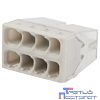 Rexant 07-3215 Экспресс-клемма СМК 2273-208, 8-проводная 0.5-2.5 мм?, прозрачная (50 шт./уп.)