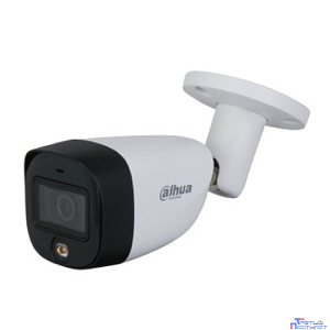 DAHUA DH-HAC-HFW1500CMP-IL-A-0360B-S2 Уличная цилиндрическая HDCVI-видеокамера с интеллектуальной двойной подсветкой 5Мп, объектив 2.8мм, ИК 20м, LED 20м, IP67, корпус: металл
