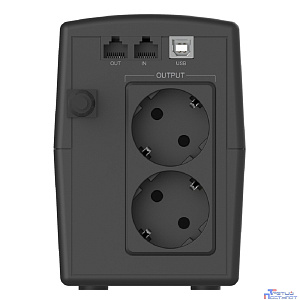 ИБП CBR QUANTUM QTM-1050 [Line Interactive 1050 VA / 600 W, 2 x EURO, HID-USB, RJ45]
