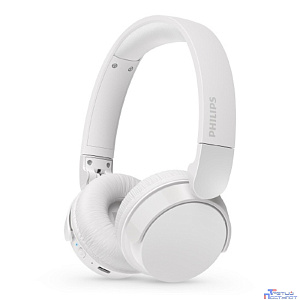 Наушники накладные PHILIPS TAH4209WT/00 Bt 5.3/ 55 hrs/USB-C/быстрая зарядка/функция Dynamic Bass