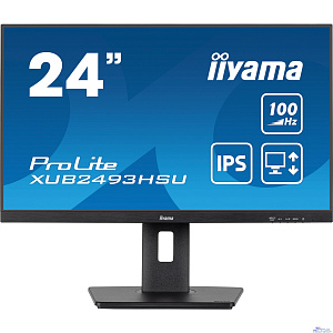 LCD IIYAMA 23.8" XUB2493HSU-B7 {IPS 1920x1080 100Hz 1ms 300cd HDMI DisplayPort USB M/M Pivot HAS}