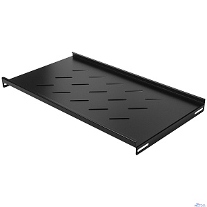 NEOMAX Полка 19"1U, для настенного шкафа 600*450; глубина полки 280мм, ширина 500мм;  цвет черный (NM-SHF-1U45-101-BK)