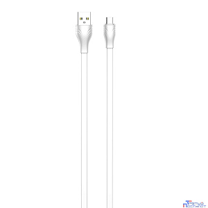 LDNIO LS552/ USB кабель Micro/ 2m/ 2.1A/ медь: 86 жил/ Плоский/ White