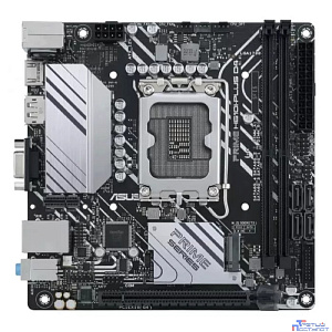 ASUS PRIME H610I-PLUS D4-CSM (Socket 1700, mini ITX, 2xDDR4(64GB), D-SUB/HDMI 2.1/DP, 1xPCIe 4.0x16, 1xLAN, 4xSATA 6Gb/s, 1xM.2, 1xM.2 E key, 2xUSB 3.2, 2xUSB 2.0, 1xPS/2)