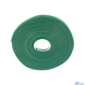 Hyperline WASNR-5x9-GN Лента (липучка) в рулоне, ширина 9 мм, длина 5 м, зеленая
