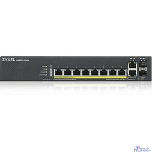ZYXEL GS2220-10HP-EU0101F NebulaFlex Pro Коммутатор 10G 8PoE+ 180W управляемый