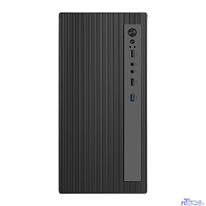 Exegate EX299222RUS Корпус Minitower ExeGate BAA-303MU-UNS450 (mATX, БП UNS450 с вент. 12см, 2*USB+1*USB3.0, HD Audio, черный)