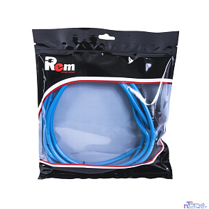 REM Шнур питания с фиксатором IEC 60320 C13/IEC 60320 C14, 10 А / 250 В (3 * 1,0), длина 1,8 м, синий R-10-Cord-C13-C14-1.8-Blue