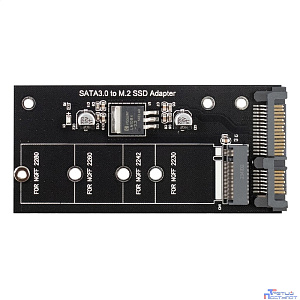 Exegate EX297542RUS Переходник ExeGate EXE-522 (M.2 B key -> SATA3.0, для подключения SSD с разъемом M.2 NGFF к разъему SATA 6G)