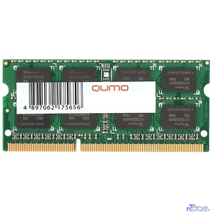 QUMO DDR3 SODIMM 4GB QUM3S-4G1333C(L)9 PC3-10600, 1333MHz