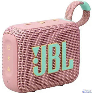 Колонка порт. JBL Go 4 розовый 4.2W 1.0 BT 850mAh (JBLGO4PINK)