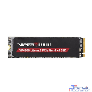 Накопитель SSD Patriot PCIe 4.0 x4 4TB VP4300L4TBM28H Viper VP4300 Lite M.2 2280