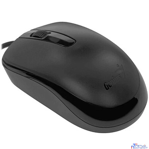 Genius Мышь DX-120 Black { оптическая, 1000 dpi, 3 кнопки+колесо прокрутки, провод 1,5 м, USB} [31010105100/31010010400]