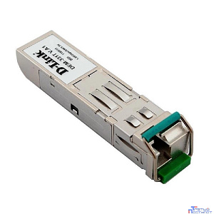 D-Link 331T/40KM/B1A WDM SFP-трансивер с 1 портом 1000Base-BX-D (Tx:1550 нм, Rx:1310 нм) для одномодового оптического кабеля (до 40 км, разъем Simplex LC)