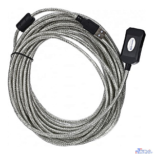 Aopen Кабель-адаптер USB2.0-repeater, удлинительный активный <Am-->Af> 10м (ACU823-10M) [6938510851321]