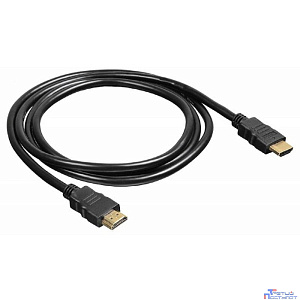Кабель интерфейсный Buro BHP-HDMI-2.1-1G HDMI (m) - HDMI (m) , ver 2.1, 1м, GOLD, ф/фильтр, черный (
