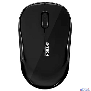 Мышь беспроводная A4Tech G3-300NS black (оптическая,  silent, USB, 2but, 1200dpi)(G3-300NS