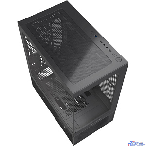 Powercase Vision Micro M2, Tempered Glass, чёрный, mATX (CVMBM2-L0)