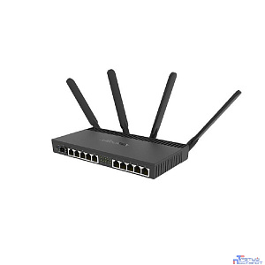 MikroTik RB4011iGS+5HacQ2HnD-IN Беспроводной маршрутизатор 1.4ГГц, 4 ядра, 1GB RAM, 512MB NAND, 10x 10/100/1000 LAN, 1 SFP+, 2,4Ghz/5Ghz, 802.11a/b/g/n/ac